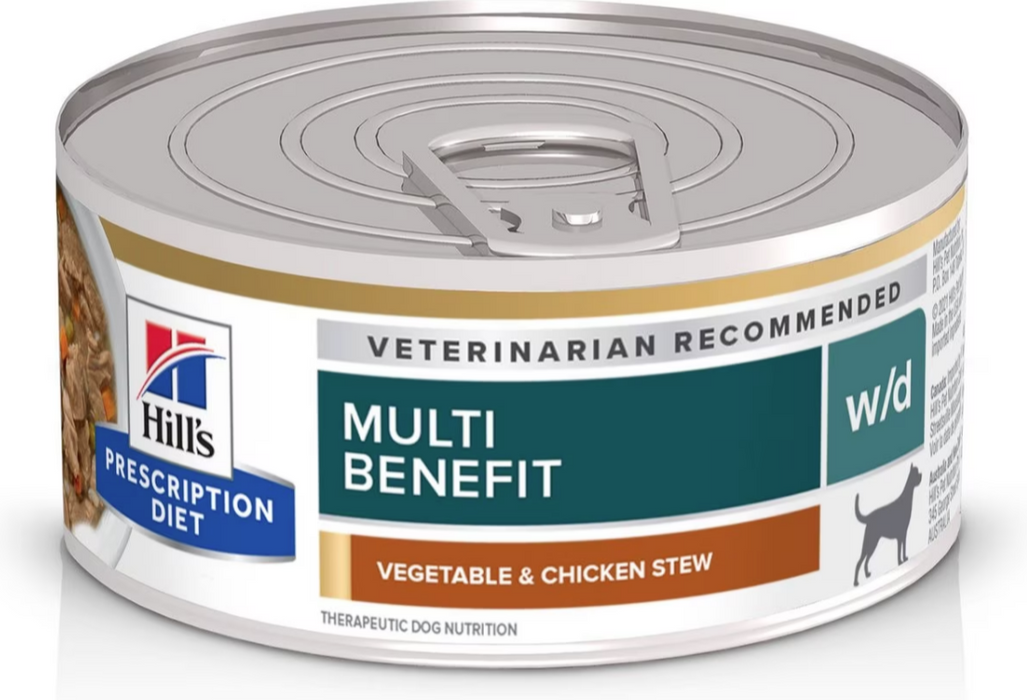 Hill's Prescription Diet w/d Multi-Benefit Vegetable & Chicken Stew Wet Dog Food