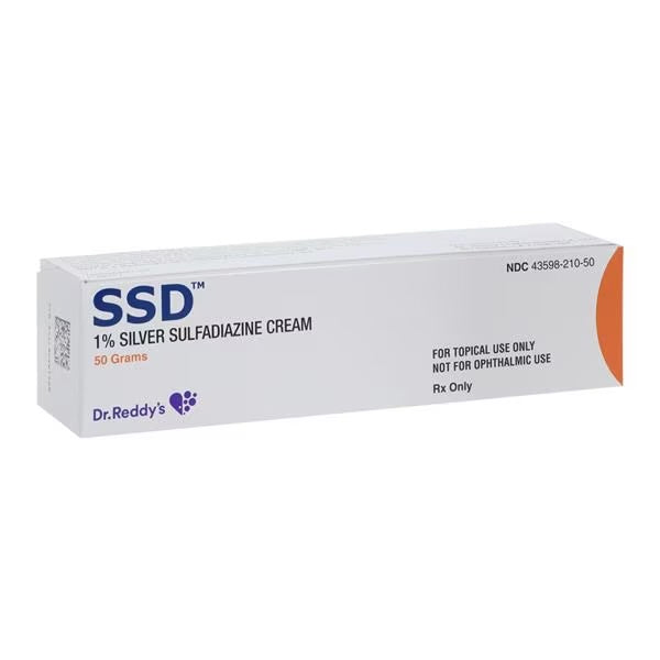 Silver Sulfadiazine Cream 1% SSD 50gm