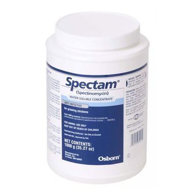 Spectam (Spectinomycin) Water Soluble Concentrate for Growing Chickens, 1000gm