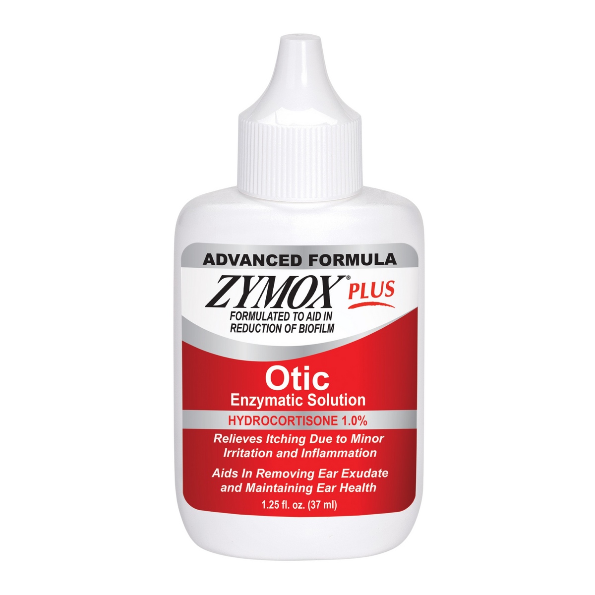 Zymox Plus Advanced Formula 1% Hydrocortisone Otic Dog & Cat Ear Infection Solution