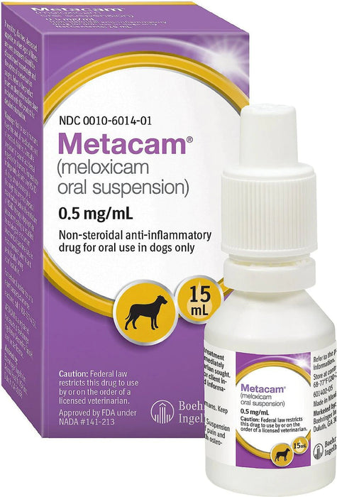 Metacam (Meloxicam) Oral Suspension For Dogs (0.5 mg/mL)