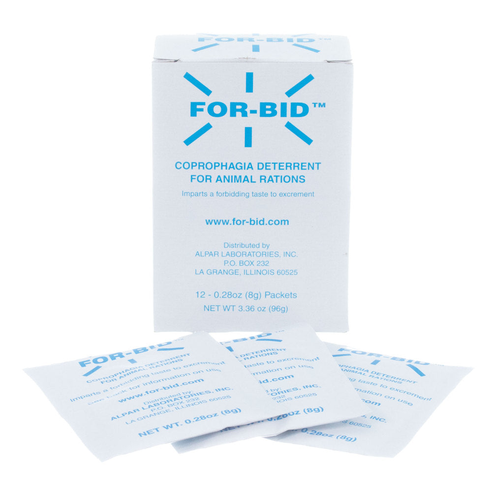 For-Bid Coprophagia Deterrent for Animals (12 Packets)