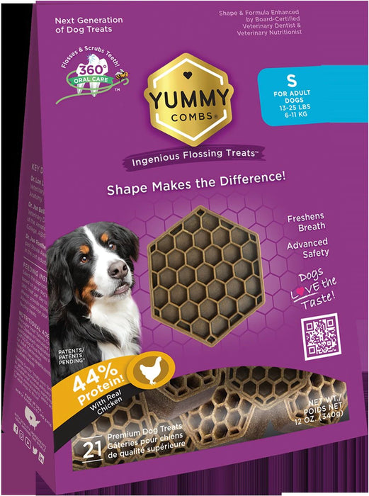 Yummy Combs Premium Dog Treats - Small Dogs (21ct)