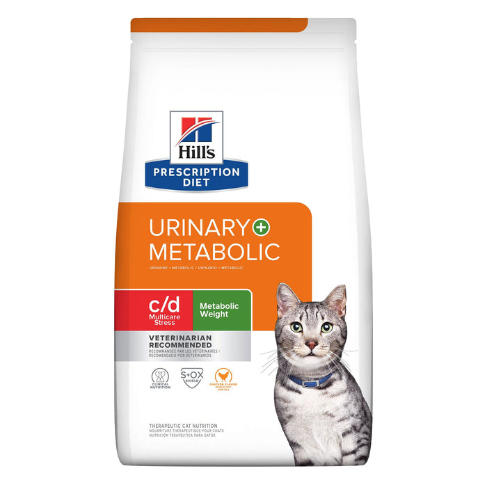 Hill's c/d + Metabolic (Urinary + Weight Care) Stress Chicken Cat Food