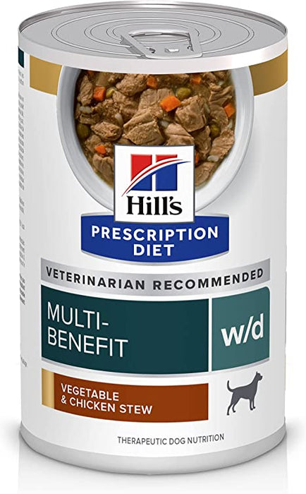 Hill's Prescription Diet w/d Multi-Benefit Vegetable & Chicken Stew Wet Dog Food