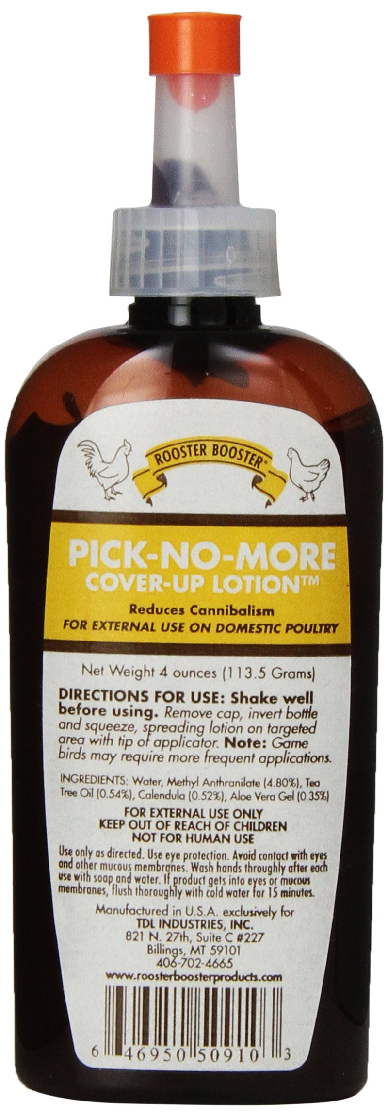 Rooster Booster Pick No More Lotion