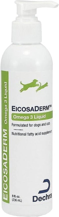 EicosaDerm Omega 3 Liquid Supplement for Dogs & Cats