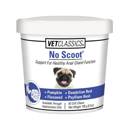 VetClassics No Scoot Supplement Soft Chews for Dogs