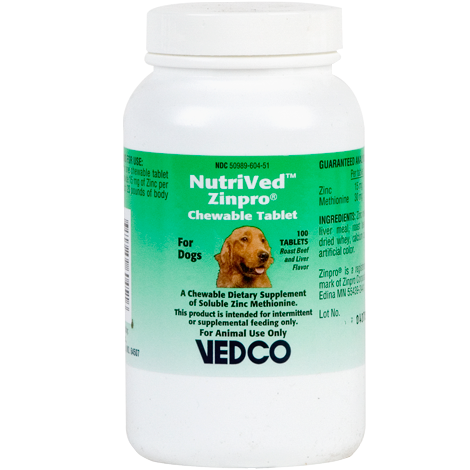 NutriVed Zinpro Zinc & Methionine Tablets