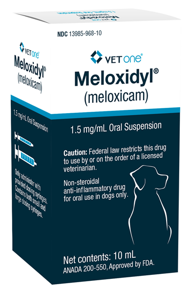 Meloxidyl (Meloxicam) 1.5 mg/ml Oral Suspension