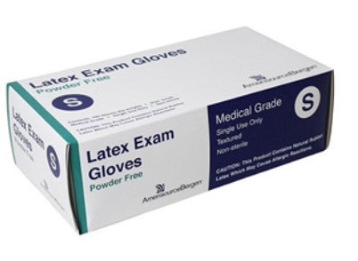 Powder Free Latex Exam Gloves (100 count)