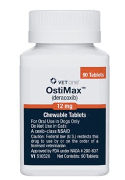 OstiMax (Deracoxib) Chewable Tablets for Dogs