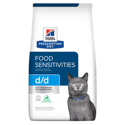 Hills Skin/Food Sensitivity d/d Duck & Green Pea Dry Cat Food