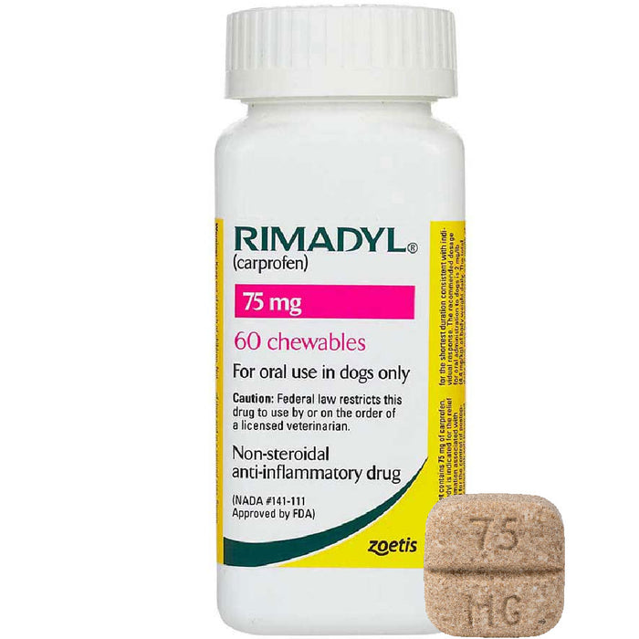 Rimadyl (Carprofen) Chewable Tablets for Dogs
