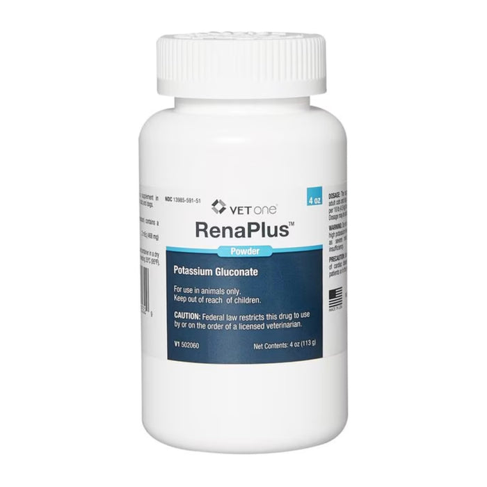 RenaPlus (Potassium Gluconate) Powder for Dogs and Cats, 4oz