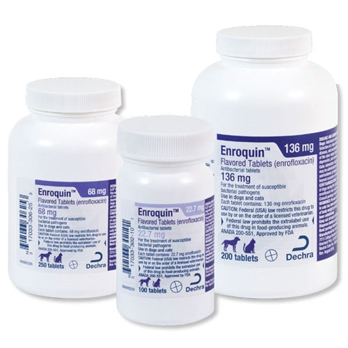 Enroquin (Enrofloxacin) Flavored Tablets