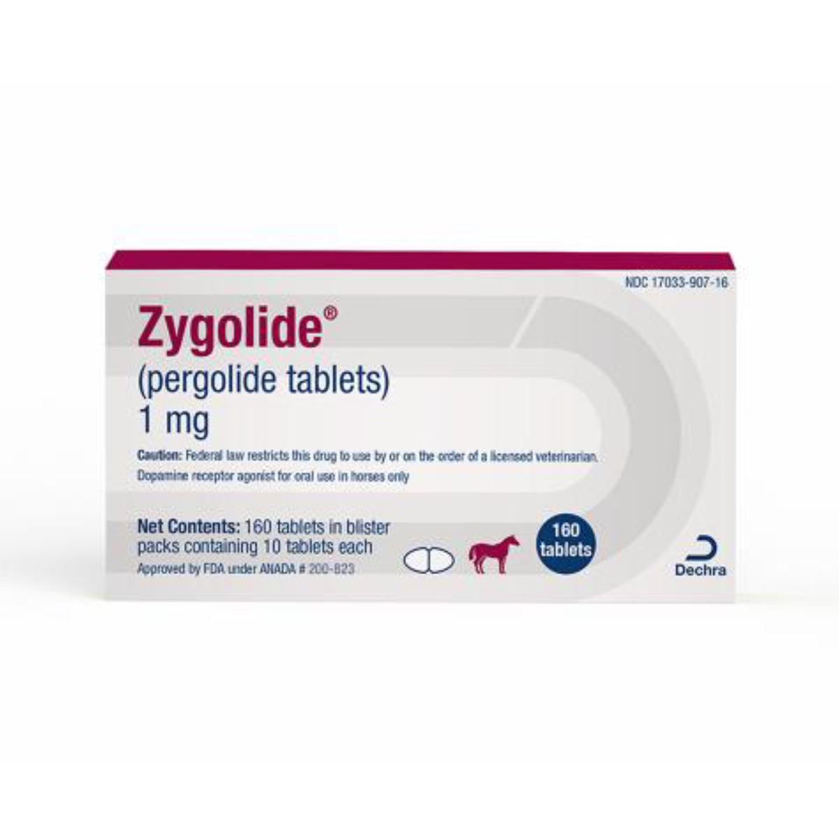 Zygolide (Pergolide) Tablets for Horses