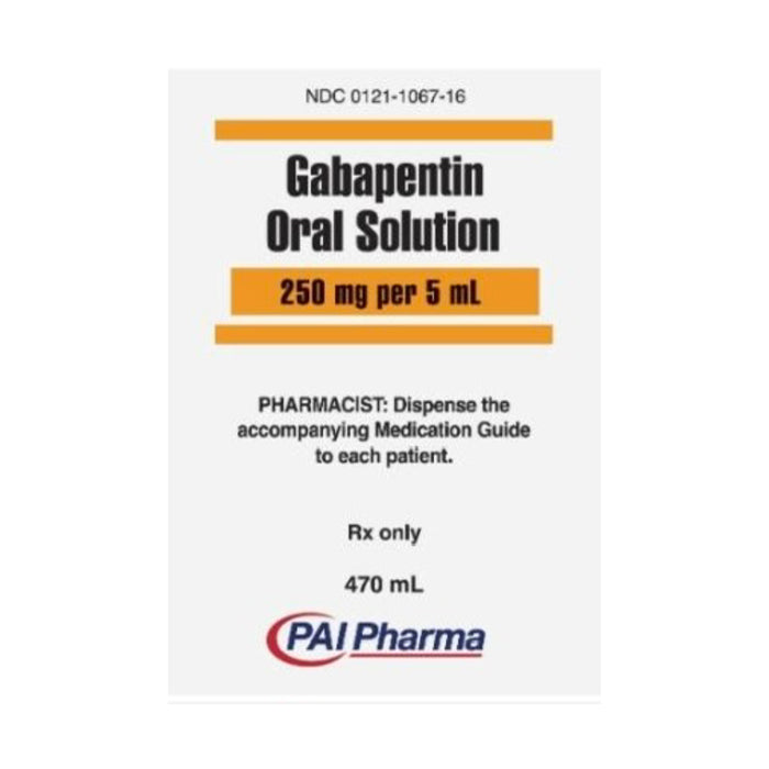Gabapentin Oral Solution 250mg/5mL