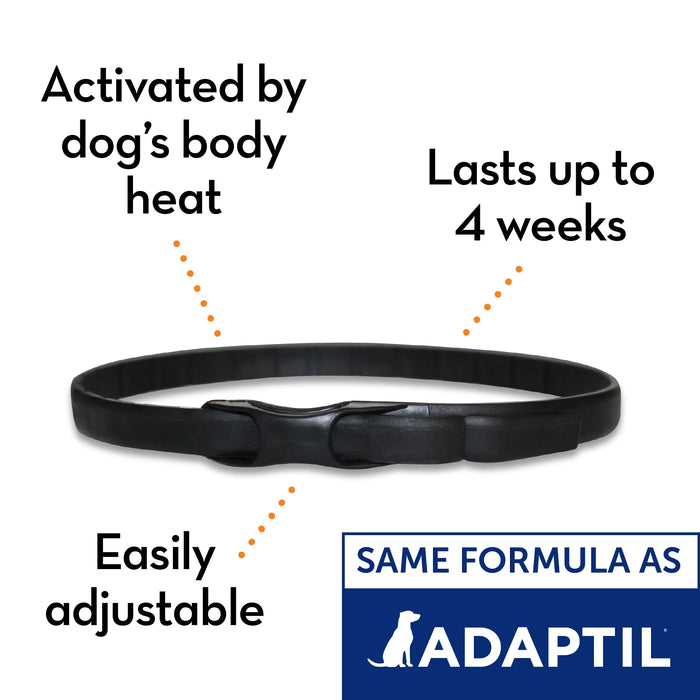 ThunderEase Powered by ADAPTIL Calming Pheromone Collar for Dogs