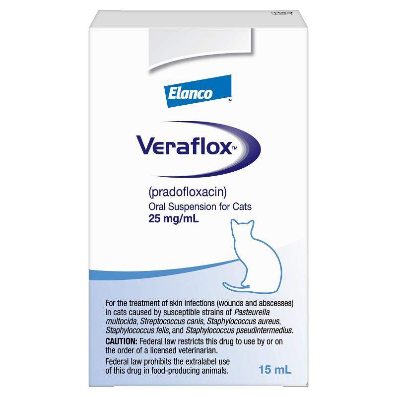 Veraflox (Pradofloxacin) Oral Suspension for Cats, 15mL