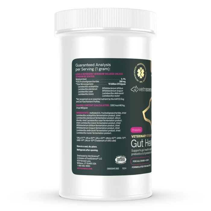 Vetriscience Veterinary Strength Gut Health for Dogs & Cats 2.12oz