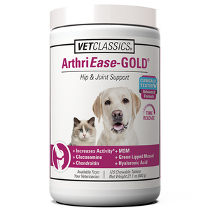 VetClassics ArthriEase GOLD Hip & Joint Support Chewable Tablets