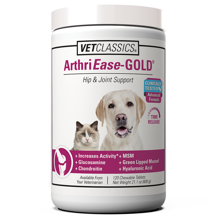 VetClassics ArthriEase GOLD Hip & Joint Support Chewable Tablets
