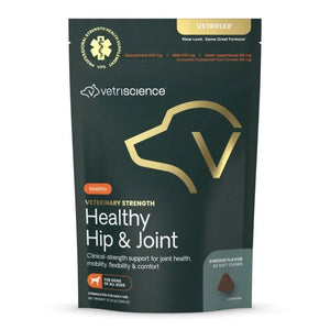 Vetriscience Veterinary Strength Healthy Hip and Joint Soft Chews for Dogs, Chicken Flavor