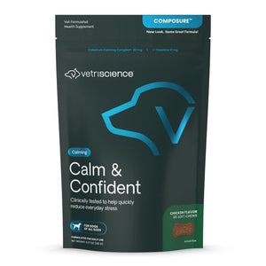 VetriScience Calm & Confident - 60 Chicken Flavored Chews