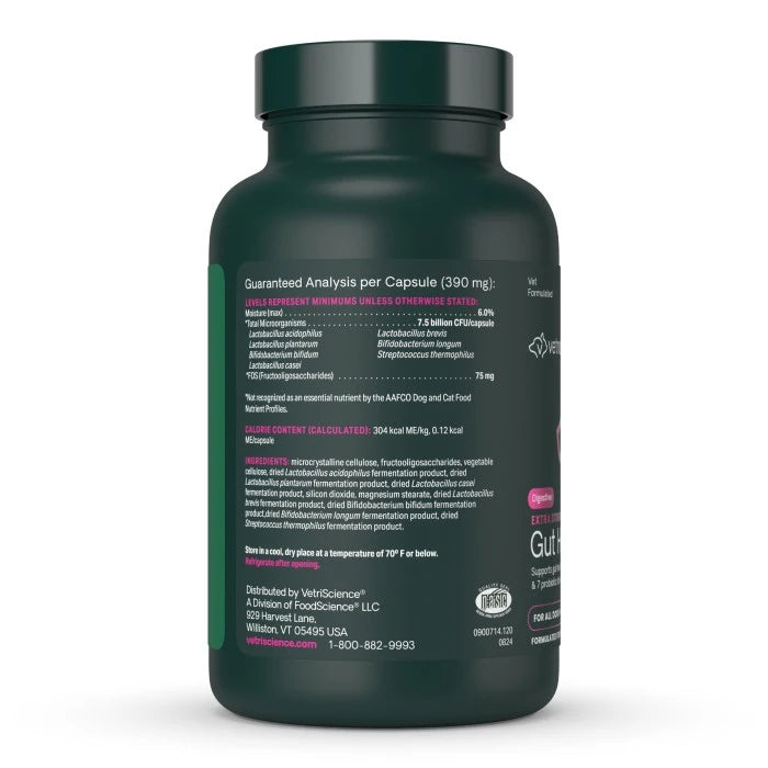 VetriScience Extra Strength Gut Health - 120 Capsules