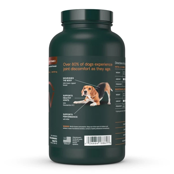 VetriScience Healthy Hip & Joint Chewable Tablets for Dogs, 120ct