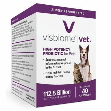 Visbiome Vet High Potency Probiotic for Pets