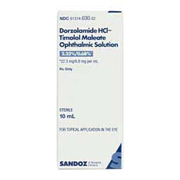 Dorzolamide Timolol Ophthalmic Solution 2-0.5%