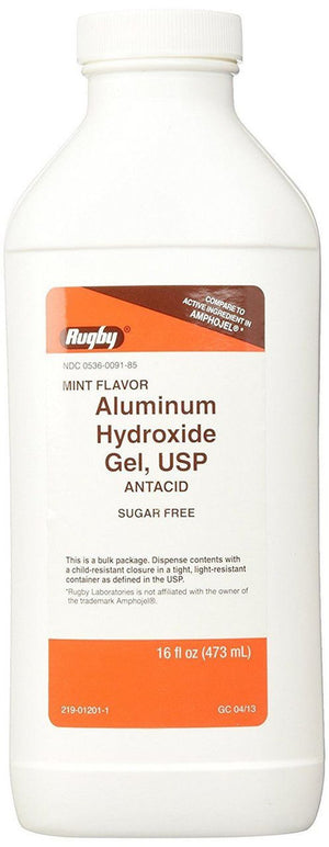 Aluminum Hydroxide Gel 64mg/mL, 473mL