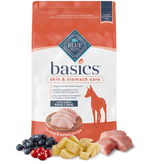 BLUE Basics Adult Large Breed Turkey and Potato Recipe