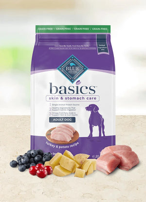 BLUE Basics Grain-Free Adult Turkey and Potato Recipe