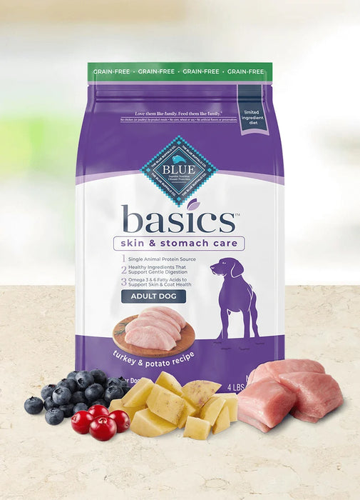 BLUE Basics Grain-Free Adult Turkey and Potato Recipe