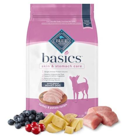 BLUE Basics Adult Small Breed Turkey and Potato Recipe