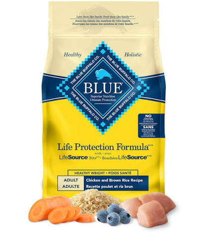 BLUE Life Protection Formula Adult Healthy Weight Chicken and Brown Rice Recipe