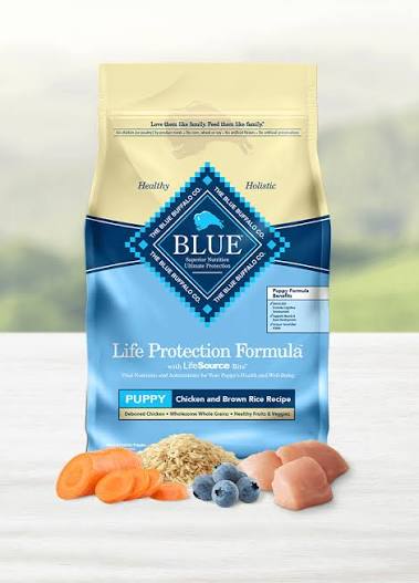 BLUE Life Protection Formula Puppy Chicken and Brown Rice Recipe