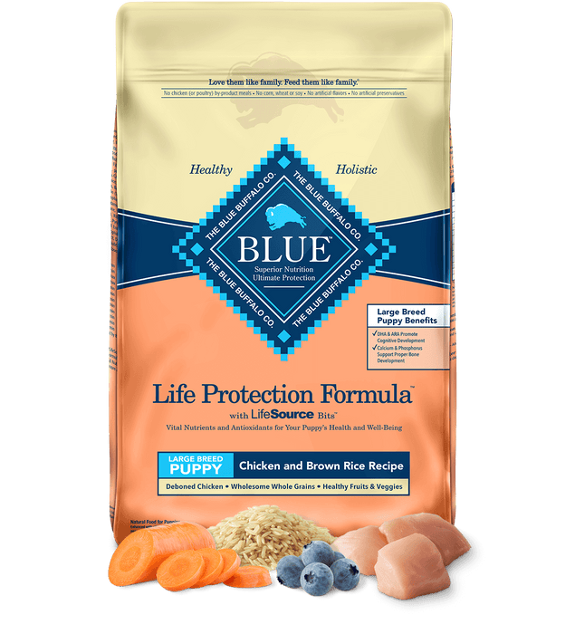 BLUE Life Protection Formula Puppy Large Breed Chicken and Brown Rice Recipe
