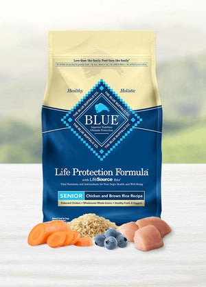 BLUE Life Protection Formula Senior Chicken and Brown Rice Recipe