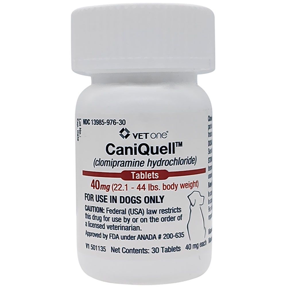 CaniQuell (Clomipramine Hydrochloride) Tablets for Dogs (30 count)
