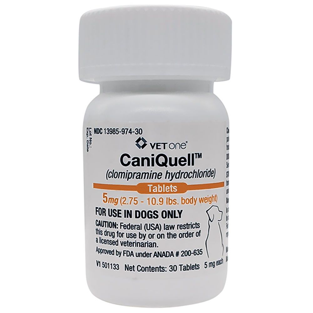 CaniQuell (Clomipramine Hydrochloride) Tablets for Dogs (30 count)