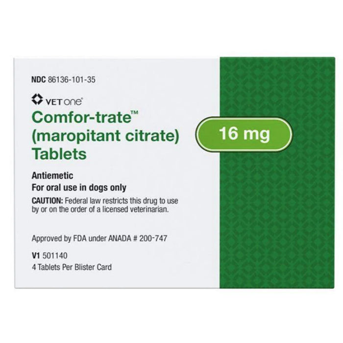 ComforTrate (Maropitant Citrate) Antiemetic Tablets for Dogs