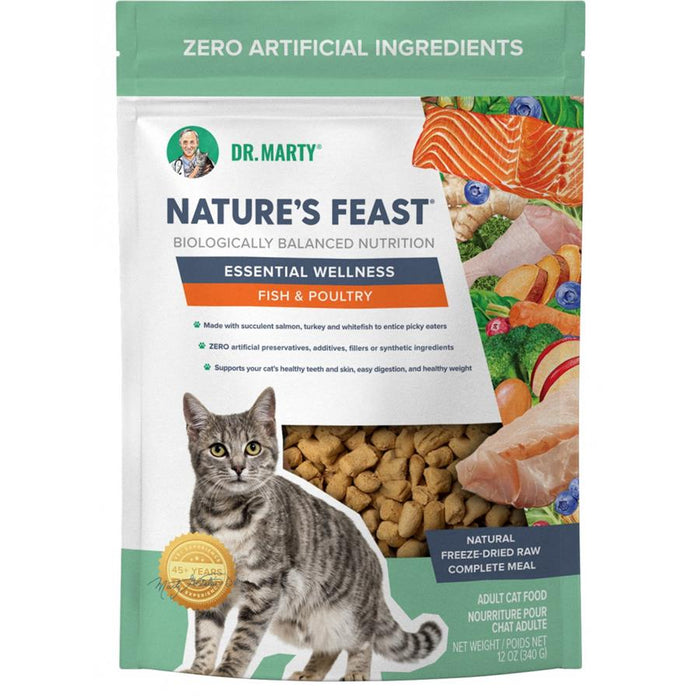 Dr. Marty Nature's Feast Freeze-Dried Meal for Cats 12oz