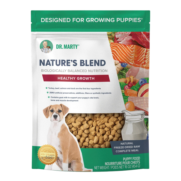 Dr. Marty Nature's Blend Healthy Growth Freeze-Dried Meal for Puppies