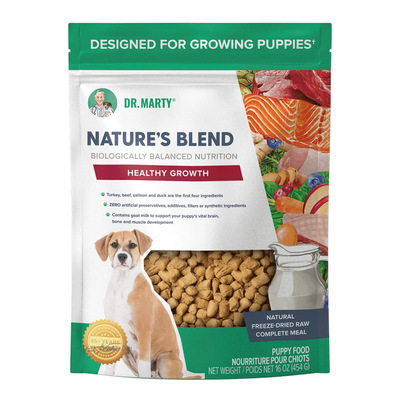 Dr. Marty Nature's Blend Healthy Growth Freeze-Dried Meal for Puppies