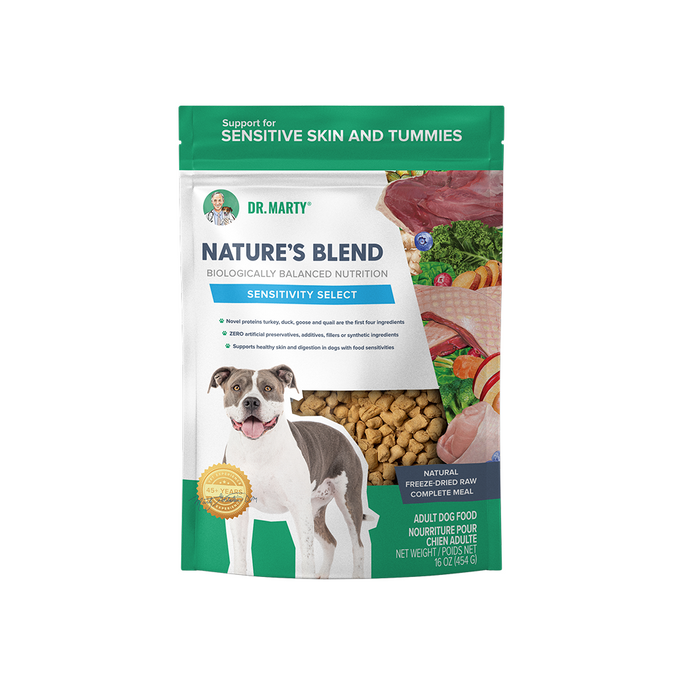 Dr. Marty Nature's Blend Sensitivity Select Freezed-Dried Meal for Dogs