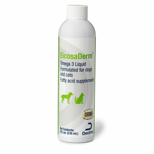 EicosaDerm Omega 3 Liquid Supplement for Dogs & Cats
